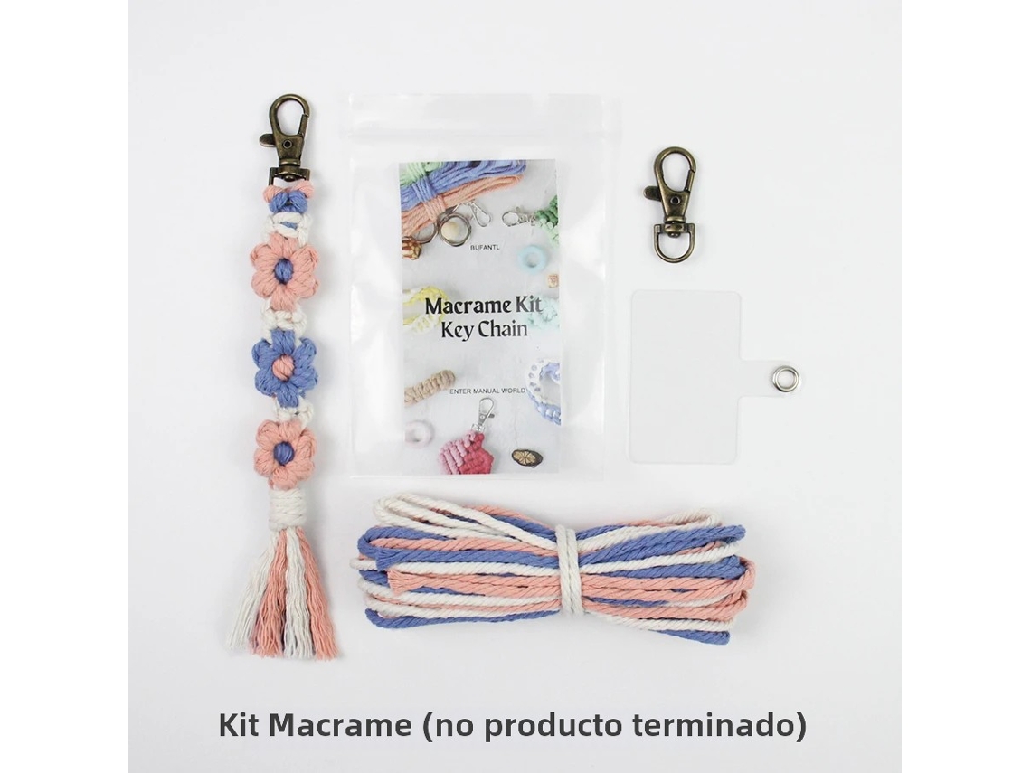 Juego De Llaveros De Margaritas Hechos A Mano, Con Tutorial Para Principiantes, Llavero Con Borla De Margaritas Diy Con Cordón Colgante