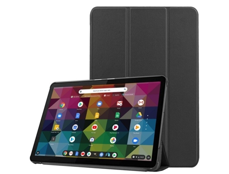 Funda de cuero de primera calidad con protección antiimpacto para Samsung Galaxy Tab S8 - Negro PHONECARE