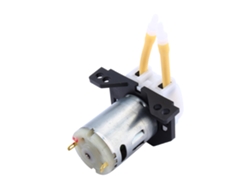Bomba peristáltica D2 2x4 12V 300mA para laboratorio químico, caudal de agua 5-40ml/min. Sin marca.