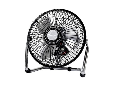 Ventilador de mesa sobremesa y suelo 6'' 15,26cm para escritorio de ordenador Pc 20W 220V Soporte y aspas de metal 2 velocidades