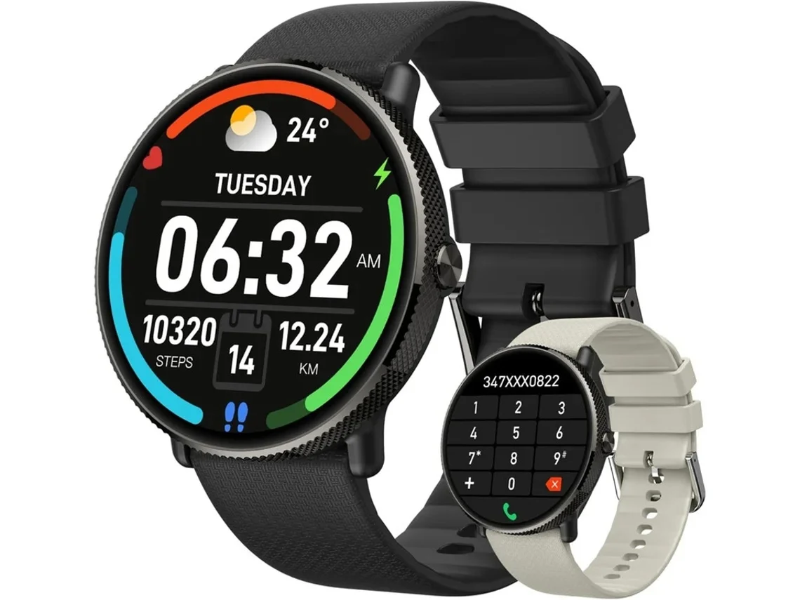 Reloj inteligente para hombre y mujer, resistente al agua, digital, con función de llamada, pulsera deportiva Bestvite.