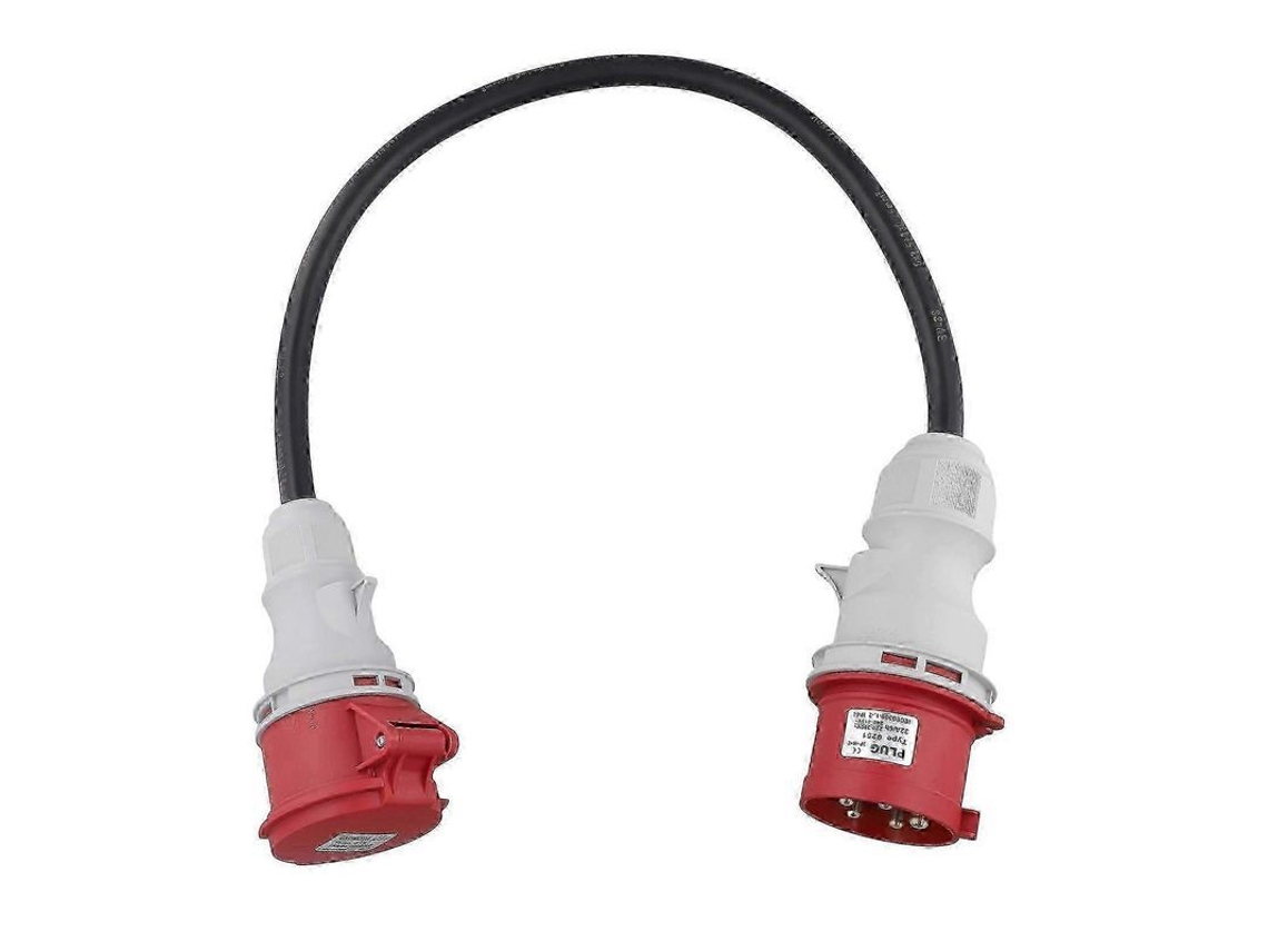 Adaptador De Corriente Trifásico De 32 A A 16 A 400 V Para Maquinaria Pesada Con Cable Impermeable.