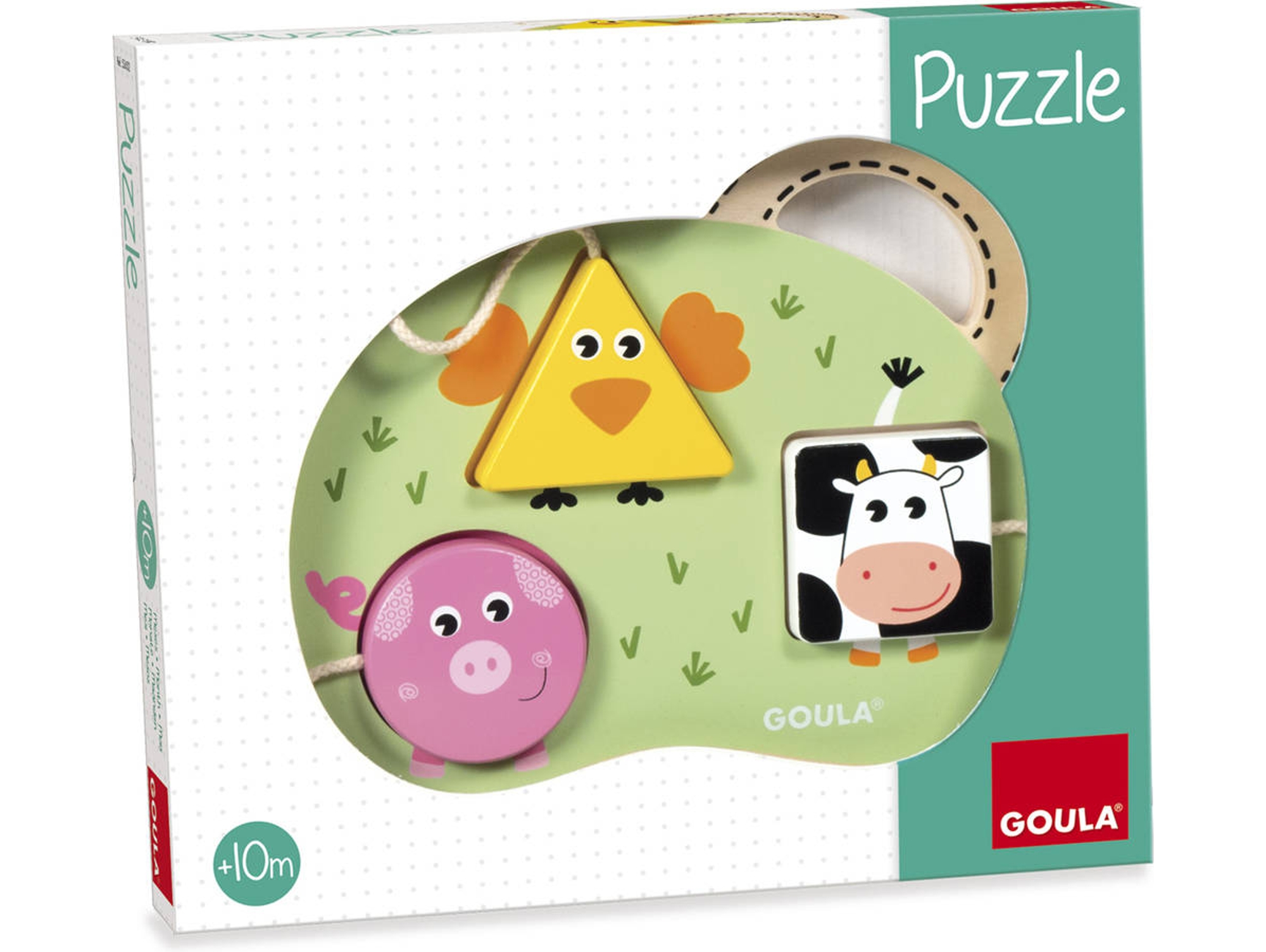 Puzzle JUMBO Farm Animals (3 Piezas)