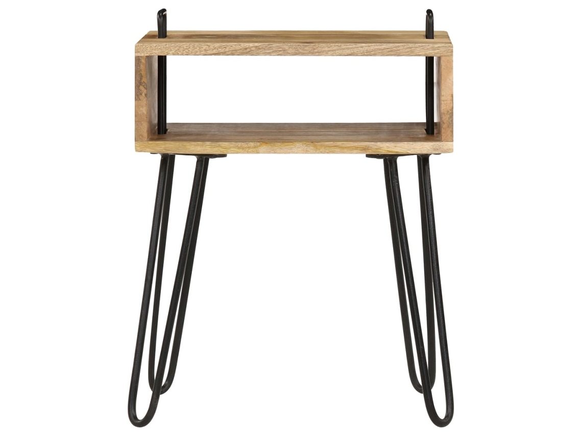 Maison Exclusive - Mesita De Noche De Madera Maciza De Mango 40x34x47 Cm