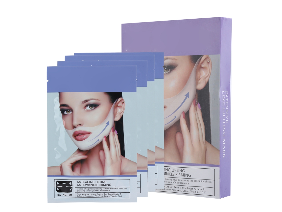 Elaimei 4pcs Mascarilla Facial Reductora Y Lift V Line 35g Para Reafirmar Y Hidratar La Piel