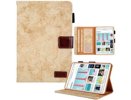 Funda Tablet HFS-HOUSE SM-X200/X205 (Samsung Galaxy Tab A8 10.5 2021 - 10.5'' - Beis)