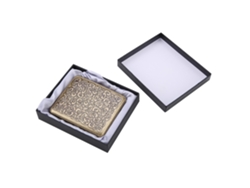 Estuche Para Cigarrillos De Metal Bronce Retro De Doble Cara, Capacidad Para 20 Cigarrillos N.° 5
