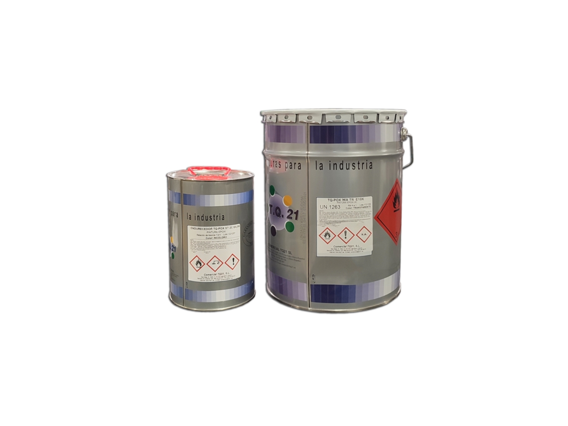 Pintura epoxi para suelos 2c Letra RAL 18k+4.5k (RAL 6032 Verde Señal)