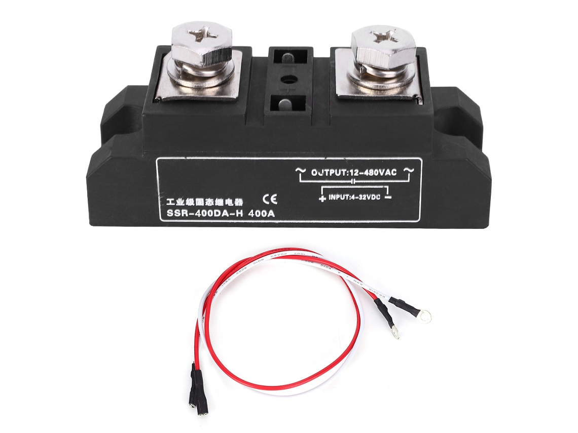 Relé De Estado Sólido De Grado Industrial Ssr-400da H Rele De Alta Potencia Accesorio Eléctrico