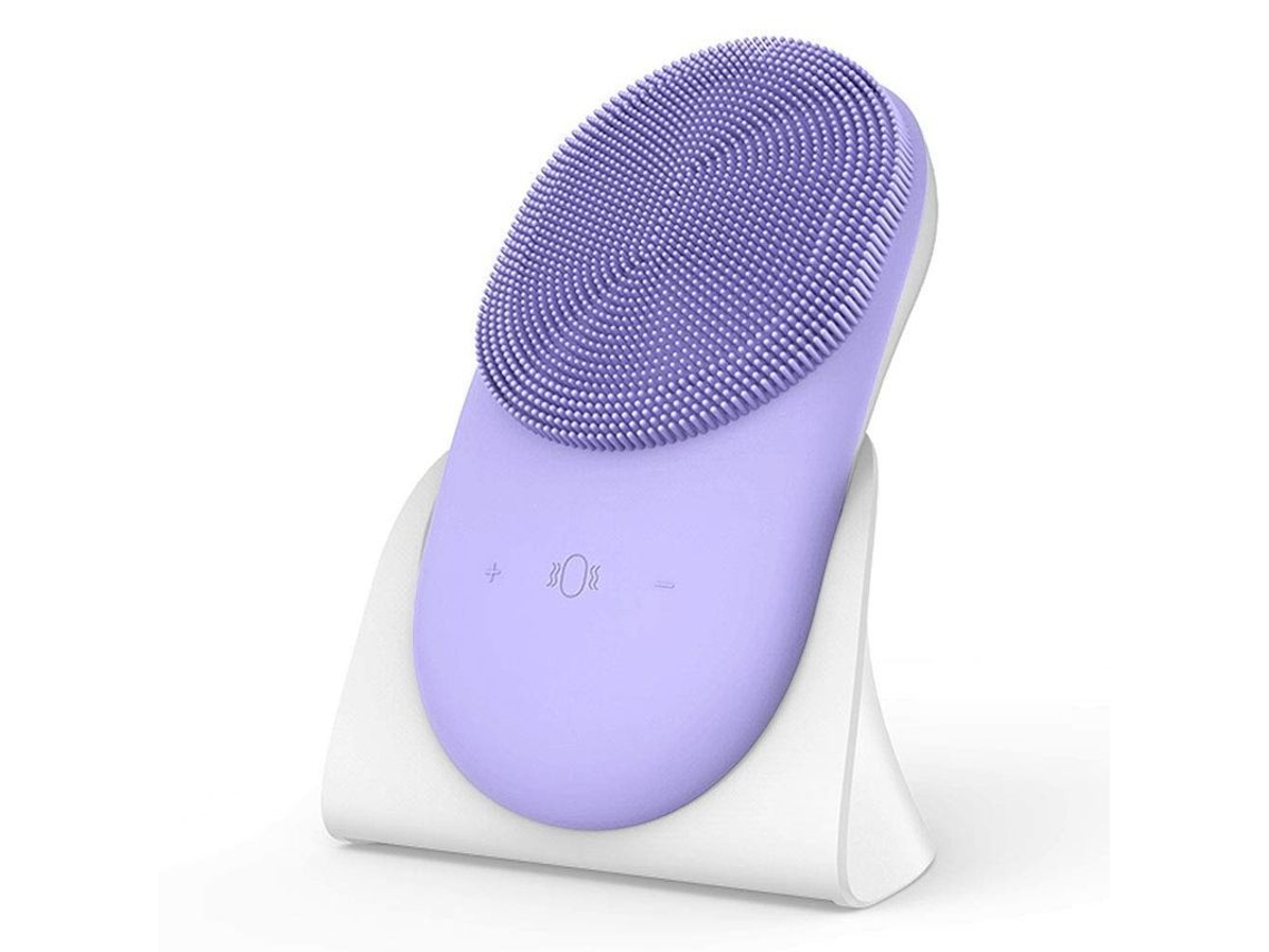 Cepillo Facial Sónico Con Calefacción, 3 Modos Y 9 Velocidades, De Silicona, Recargable Por Usb.