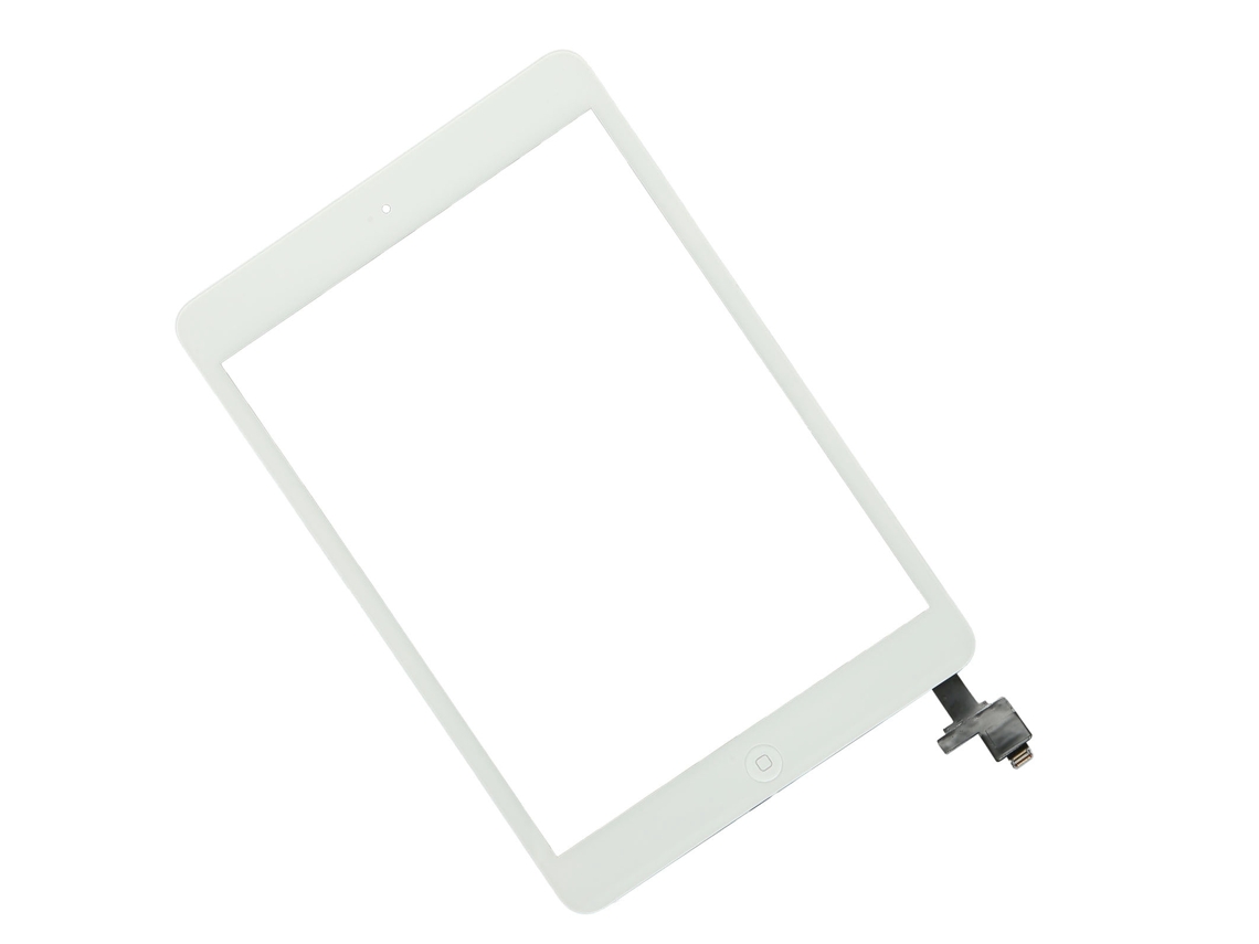 Pantalla Táctil Para Ipad Mini 1/2 Universal Con Ic + Botón Adhesivo Integrado, Pantalla Capacitiva