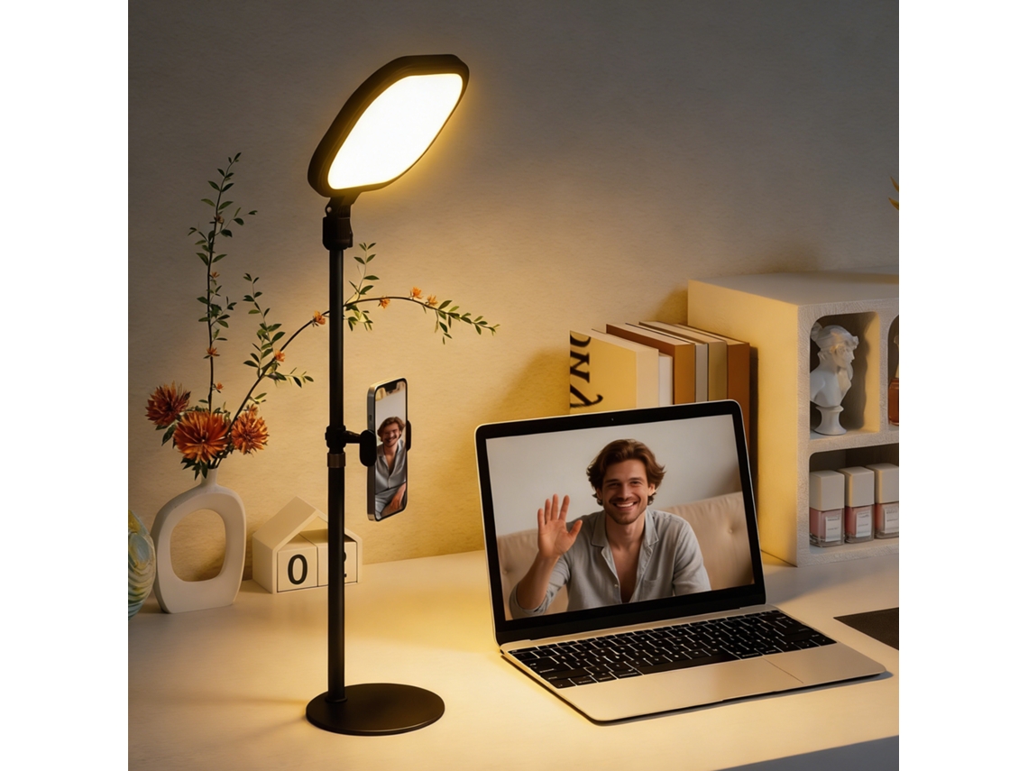 Lámpara Escritorio Led Soporte Móvil 5 Modos 10 Brillo