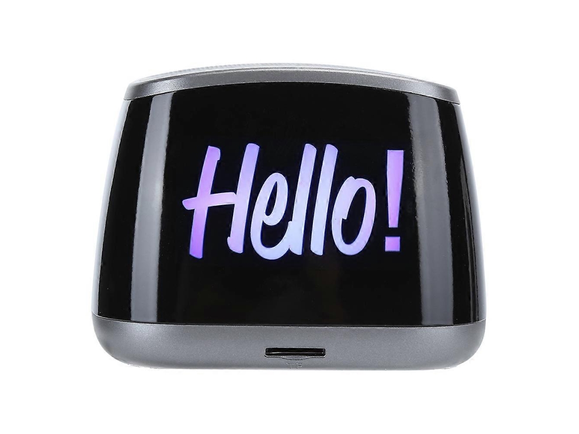 Altavoz Bluetooth inalámbrico para celular, minitarjeta de enchufe portátil, sonido de graves, caja de voz gris Chennnls
