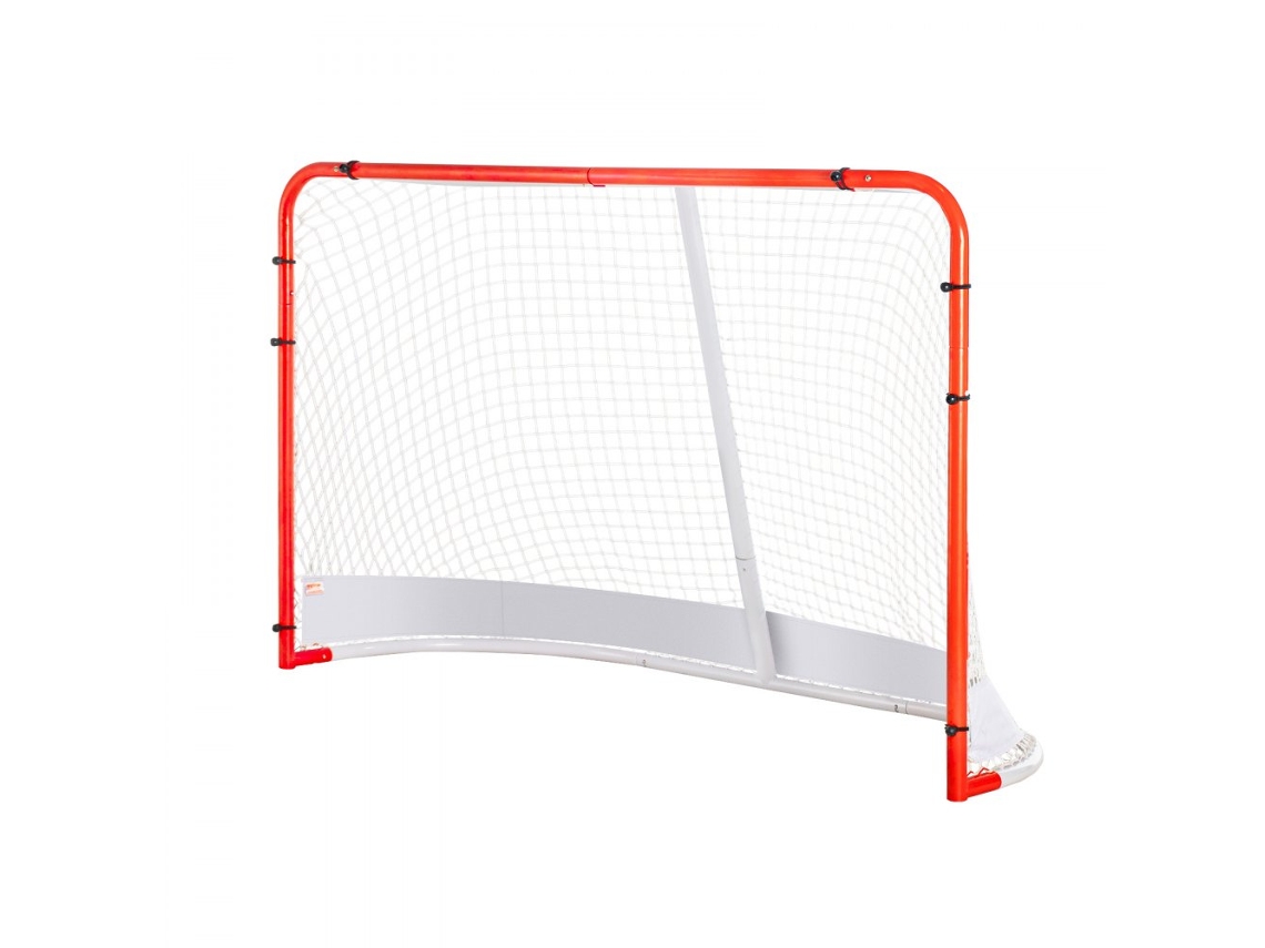Portería de hockey callejero de acero reforzado de 183 x 122 cm con red resistente Tekmaquinas