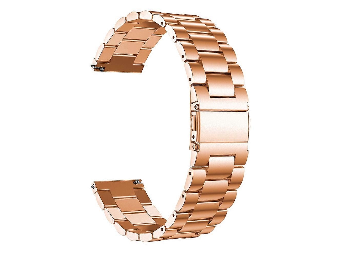 Correa de repuesto de acero inoxidable para Samsung Galaxy Watch3 de 41 mm en oro rosa Chennnls