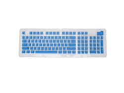 110 Teclas De Teclado Fos Step Altura Oem Moldagem Duas Cores Substituição Resistente À Óleo Azul