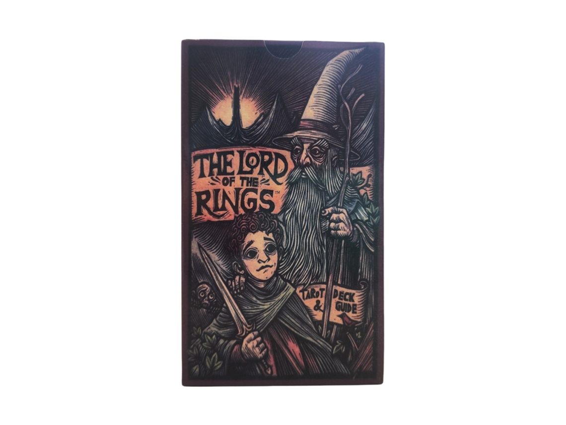 Baraja De Tarot De El Señor De Los Anillos De 12x7 Completamente Nueva