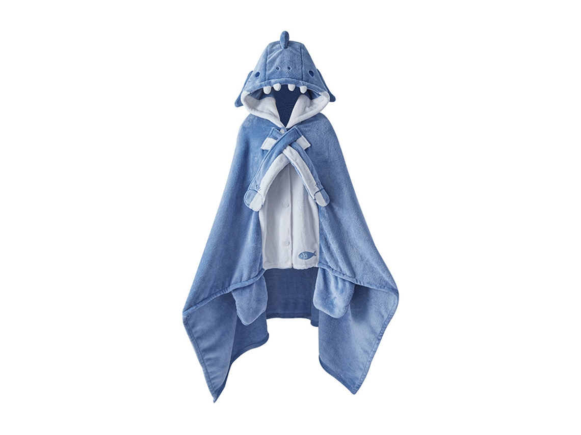 Manta con capucha de tiburón adulto Tibia, suave, peluda, de forro polar ligero, refugio acogedor.