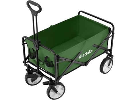 Carrito de mano plegable León con freno, capacidad de carga 80kg