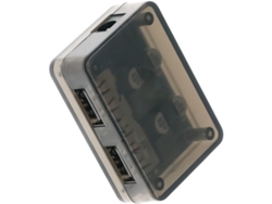 Módulo convertidor de carga rápida de 24 W, 2 puertos, indicador LED de encendido