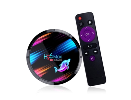 Box Smart Tv H96 Max X3 Android 9.0 8K Amlogic S905X3 Wifi 1000M 4k black_4GB + 64GB con control remoto por voz G10