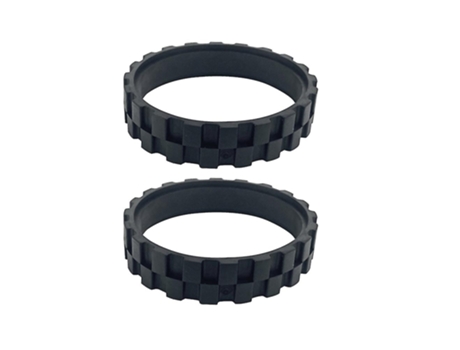 2 peças para acessórios roborock s5/t6/t7 xiaomi walking wheel tire skin
