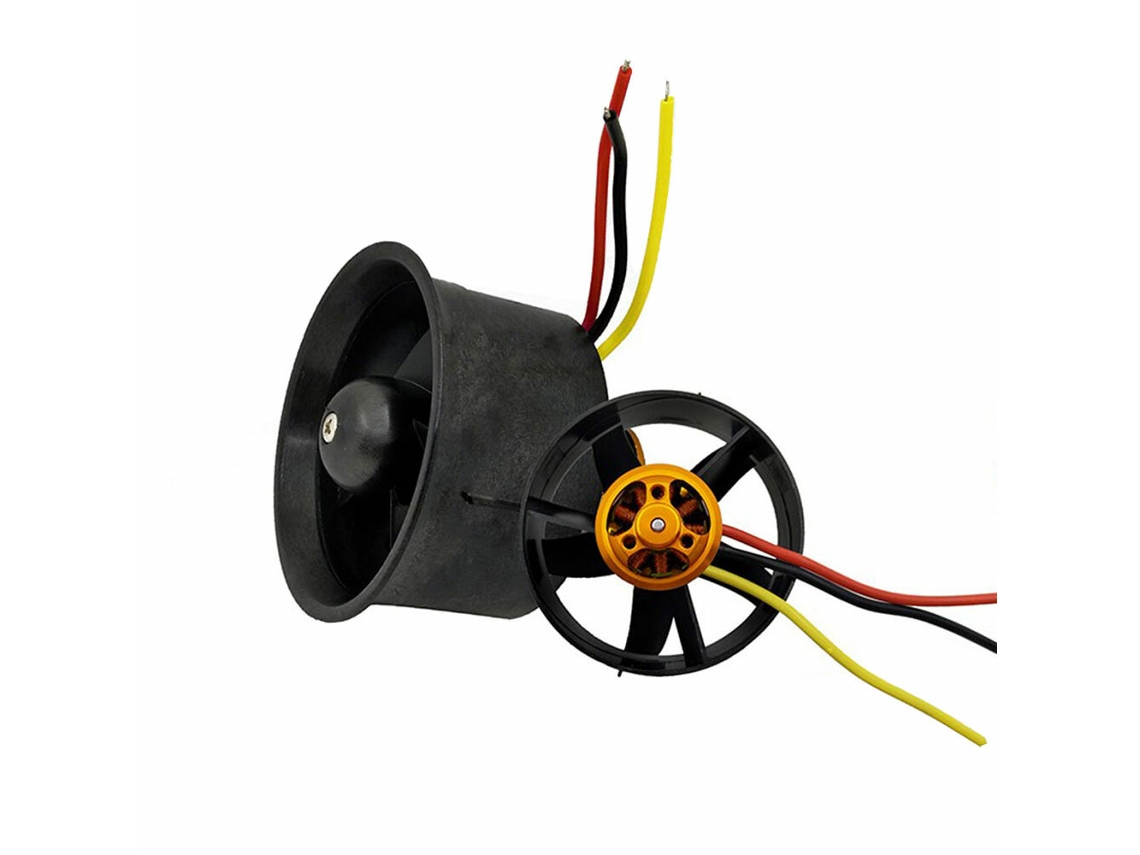 Motor Edf Qx de 64 mm y 5 palas con motor sin escobillas Qf2611 de 4500 kV y 3 s para avión RC