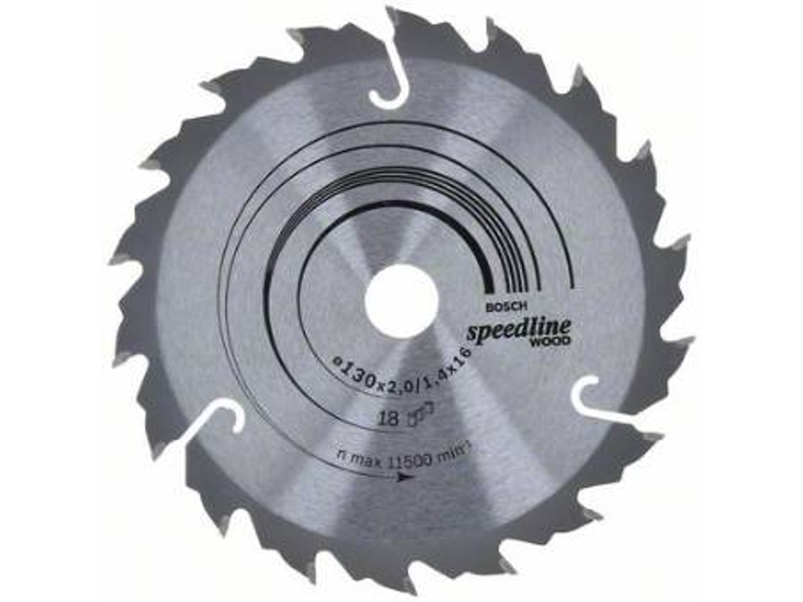 Disco de Sierra Circular BOSCH Speedline Madera 130x16x2.0 mm - 18