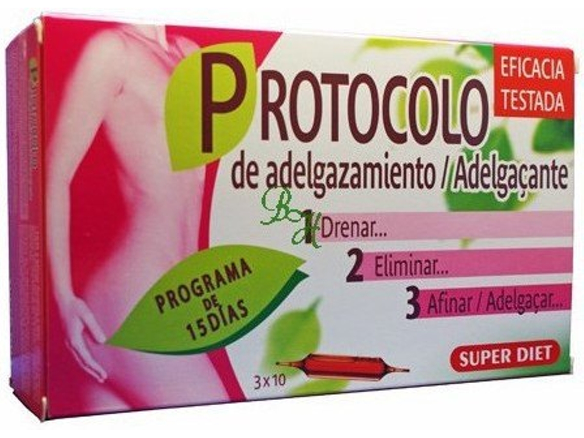 Complemento Alimentar SUPERDIET Protocolo Adelgazante (150 Cápsulas)