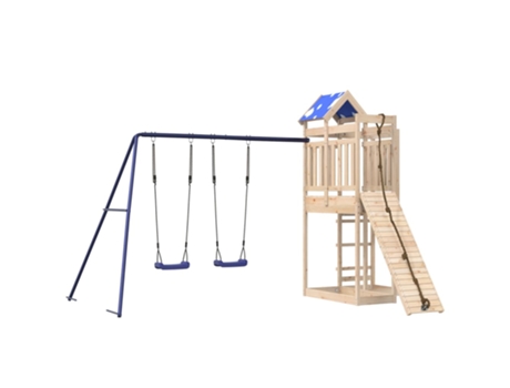 Parque infantil de exterior de VIDAXL madera maciza de pino