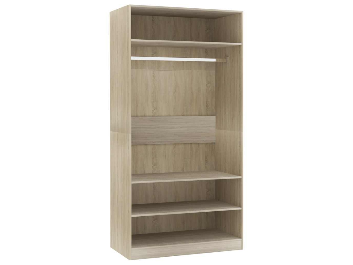 Armario de madera de roble Sonoma (100x50x200 cm)