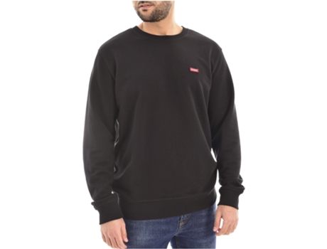 Sudadera GUESS JEANS Algodón Hombre (M - Negro)