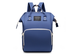 Bolsa Mamãe Mãe E Bebê Cuich Mochila Multifunción Para Cambiar Pañales Para Bebé, Bolsas De Maternidad Impermeables, Azul