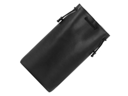 Bolsa Colgante De Almacenamiento Pu Para Secador De Pelo Y Plancha De Rizo, Impermeable, Gran Capacidad, Negro