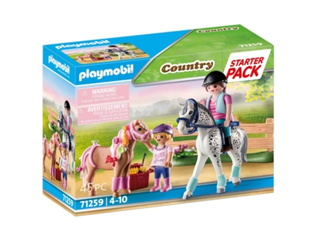 Country Starter Pack Cuidado de Caballos PLAYMOBIL