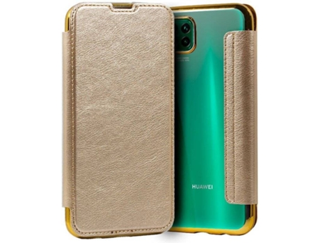 Funda Huawei P40 Lite COOL Flip Cover Amarillo