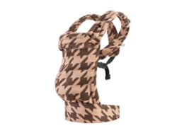 Portabebés Eifson (estampado pata de gallo caqui)