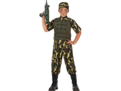 Disfraz de Niño DISFRAZZES Camuflaje Militar (Talla: 10 a 12 años)