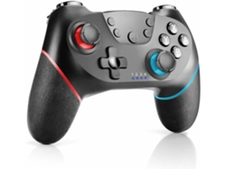 YIZHOOD Controlador de interruptor Controlador de interruptor inalámbrico con Bluetooth / Gyro Axis Dual Turbo Motornegro YIZHOOD