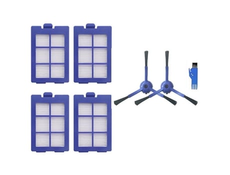 7pc para eufy robovac x8 series escova lateral híbrida lavável filtro hepa
