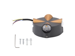Rebe-lámpara De Pared 4 Led Estilo Simple Redonda De Aluminio Impermeable 4w Ac 85‑265v Para Hogar Jardín
