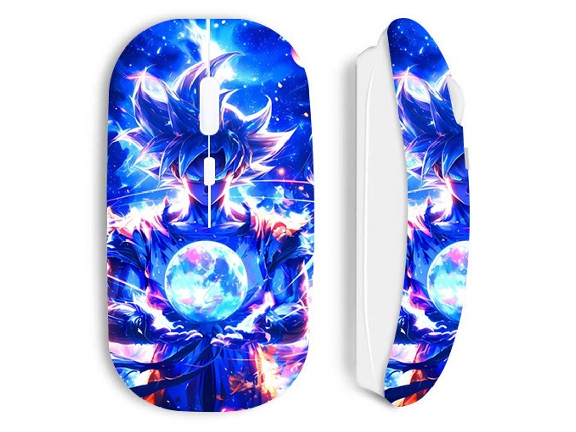 Ratón inalámbrico Sangoku Dragon Ball Maniacase blanco