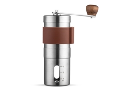 Molinillo De Café Compacto, Fácil De Transportar, Manual, De Acero Inoxidable Con Muelas Cerámicas De Alta Dureza, Muele El Café De Forma Uniforme Par