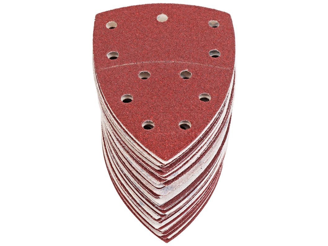 2026-60 Hojas De Lija Triangulares Para Lijadora Ratón Delta, 105x152mm, Grano P40/60/80/120/180/240