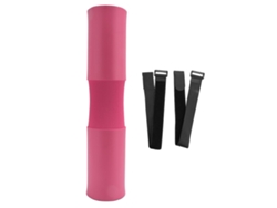 Kklv-cojín Protector Para Barra De Squat Y Hip Thrust, Espuma Nbr Con Correas, Ajuste 25-35mm, Rosa