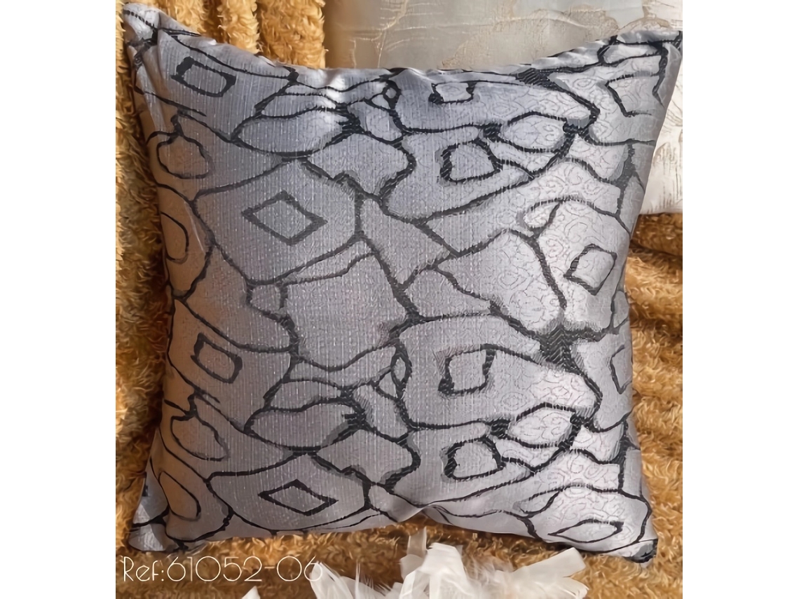 Funda de cojín negra 45*45cm Rf.85112 BOD HOME