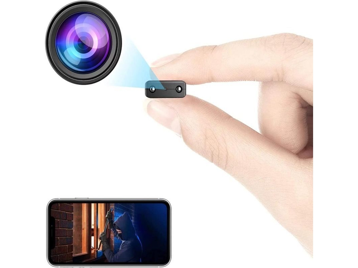Mini Cámara Secreta 1080p Para Seguridad Del Hogar, Visión Nocturna, Detección De Movimiento, Grabadora De Vídeo Y Audio.