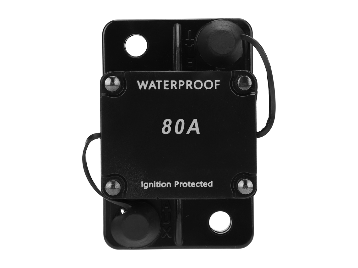 Disyuntor Automático Con Portafusibles, Resistente Al Agua, Con Reinicio Automático, Dc12-24v, Ht-608, 80a, Para Automóviles, Barcos Y Camiones.