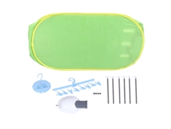 Secador De Roupas Portátil Mini Plegável Bolsa Para Secar Roupas Viagem Plugue Eu 220v Verde