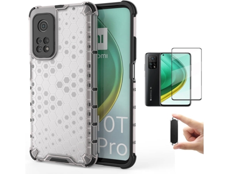 Kit Carcasa, Protector y Soporte Xiaomi Mi 10T Pro Full Cover Rumble